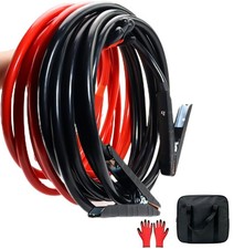 25ft Auto Jumper Cables 40 Gauge 7000ampautomotive Booster Cables For Car Van 25ft Auto Jumper Cables 40 Gauge 7000ampautomotive Booster Cables For Car Van