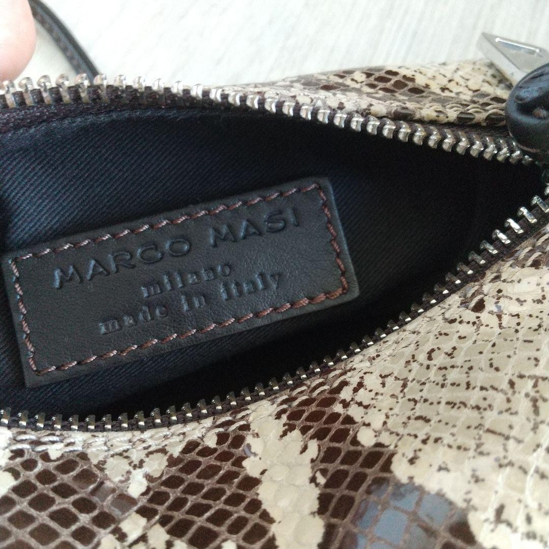 Marco Masi Python Leather Pouch Crossbody Bag Unu… - image 6