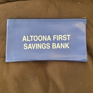   1 Money Bank Bag Altoona First Savings Bank Altoona Oa