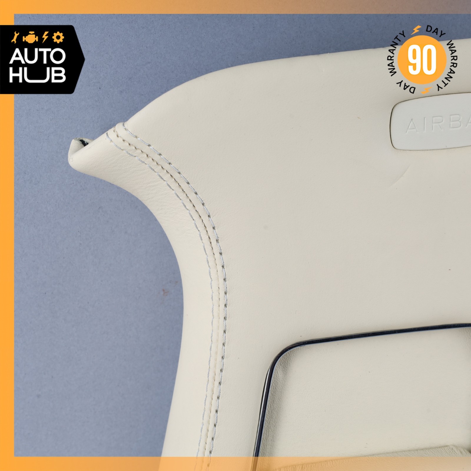 14-18 Bentley Flying Spur Right Upper B-Pillar Cover Panel Trim Beige OEM 40k
