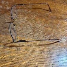 Geoffrey Beene GB1185 Eyeglasses Frame Gunmetal Flex 51-19-137 Used