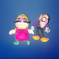 Sanei Wario  Waluigi From Nintendo Super Mario Brothers Plushies
