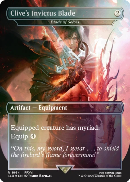 MTG Secret Lair ファイナルファンタジー　Weapons FOIL MTG Secret Lair x FINAL FANTASY: Weapons EN Foil [NEW
