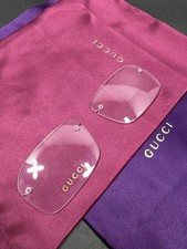 Gucci 1221 O Replacement Lens 56mm Original Gucci Demo Lens Only No Frame