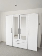 White Wardrobe Used In A Good Condition Bought for 600£