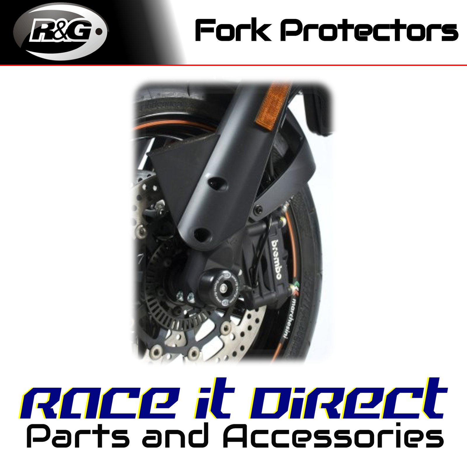 Fork Protectors for KTM 690 SMC R 2012-2018 R&G