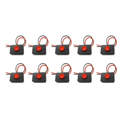 10 Stück Selbstverdrahteter Drucktastenschalter für einfachen Geräteaustausch - Bild 1 von 4