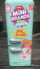 ZURU Mini Brands Fill the Fridge Playset - TARGET EXCLUSIVE 5 MINIS SEALED-(NEW)