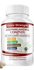 1 Body Ashwagandha Complex 60 Capsules with Shoden Stress Relief Focus