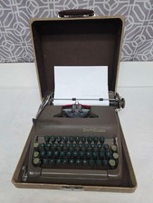 VTG Smith Corona Sterling Typewriter Portable Works W/Case USA 🔥 thumbnail