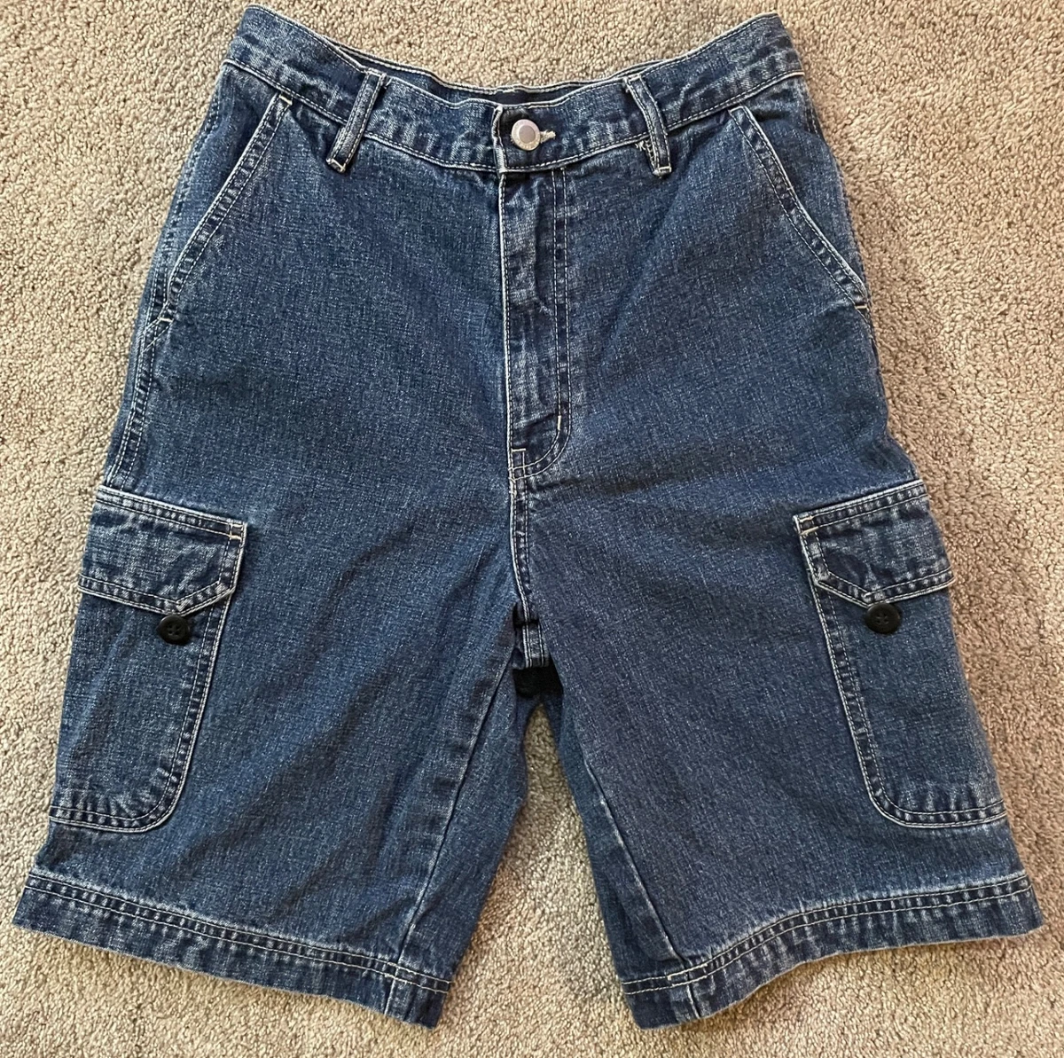 Short Faded Glory Garçon Taille 10 - Beige Délavé - Très Bon État