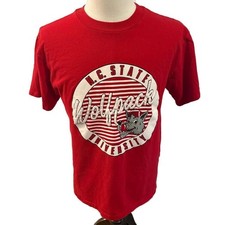 Vintage 90s NC State Wolfpack T-Shirt Made in USA Large