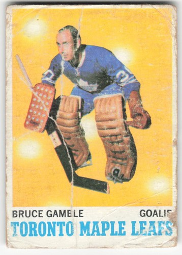 Bruce Gamble #105 1970 Topps card