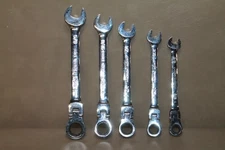 HART 5-Piece Flex Head Ratcheting Wrench Set, Metric Wrenches HHPWRW109