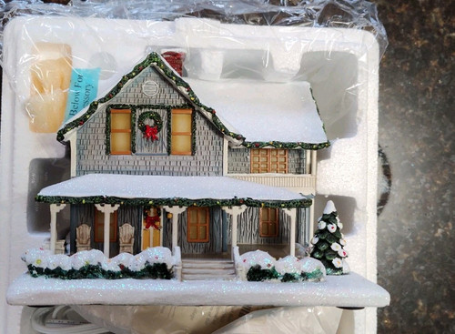 Hawthorne Mayberry Christmas Village "Taylor Home" with Aunt B figurine - Picture 2 of 7