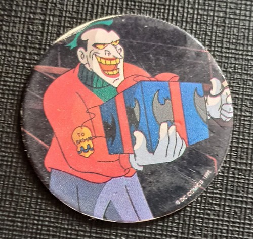 Pog BATMAN 35 DC COMICS 1995 Pogs Kini Kinis Slammers Caps Tazos Retro Pog BATMAN 35 DC COMICS 1995 Pogs Kini Kinis Slammers Caps Tazos Retro