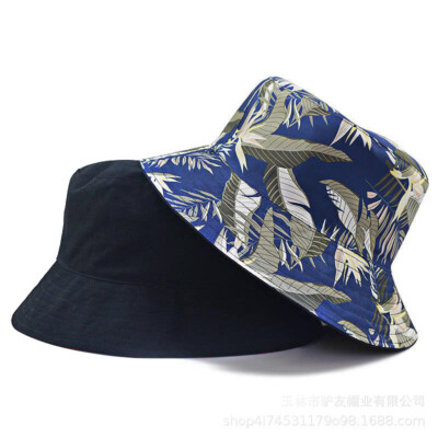 Bucket Size Sun Hat,Double-Side-Wear Fisherman Cap Beach Hats for L,XL Big  Head - Main Image