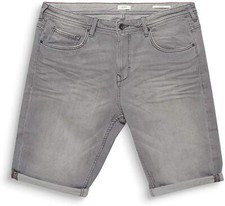 ESPRIT Herren Jeansshorts 923 / grau helle Waschung Größe 44