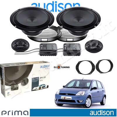 Kit 4 Lautsprecher Audison APK 165 6,5'' 165mm vorn für Ford Fiesta V ab 2002