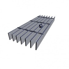 240x200mm Open Steel Flooring Walkway Panel Grating Flooring Deck Stair Steps