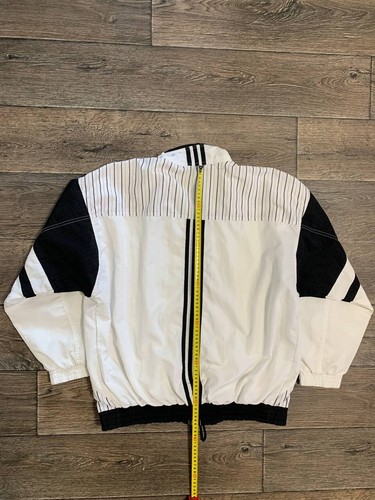 Vintage adidas jacket men size M white Y2K japan style - Picture 3 of 11