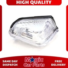 WCM Left Side Wing Mirror Indicator Light Lens – Fits VW Crafter 2006-2017 (Clear, Clip-On)