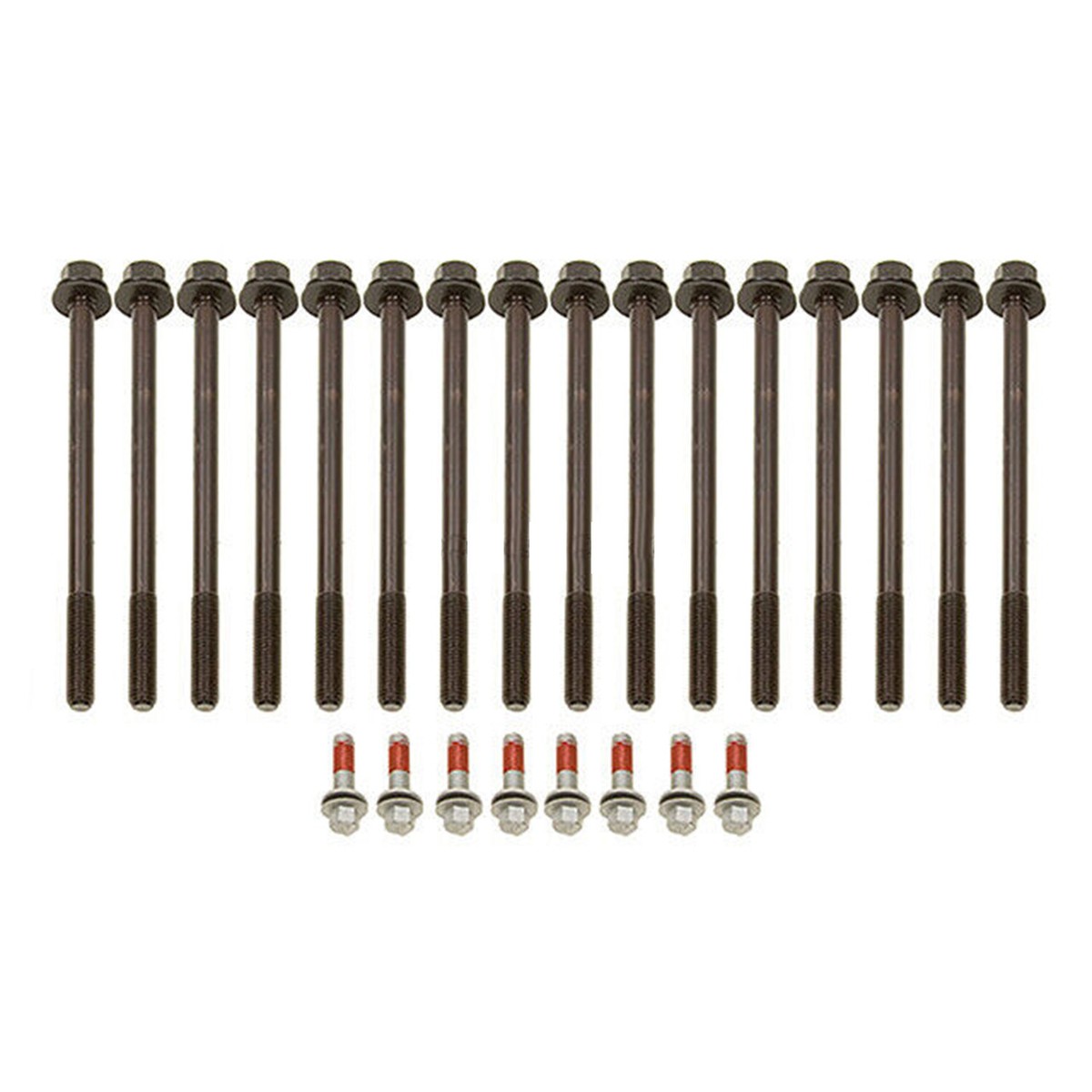 Nurniacl Head Gasket Set With Bolts – Fits 2005-2012 Jeep Liberty & Dodge Ram 3.7L, MLS Graphite