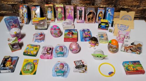 LOT of 36 Toy Mini Brands GOLD Sponge Bob X-Shot Grogu Dora Belle Elsa Tangled++ - 第 1/20 張圖片