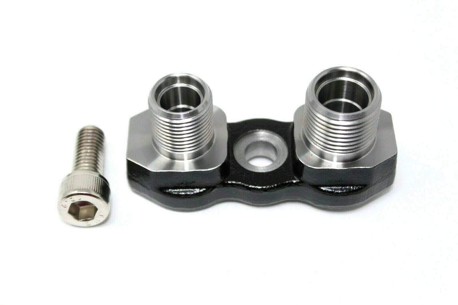 Genuine Sanden FLX7 Compressor Manifold Horizontal #8 #10 70-5-0003