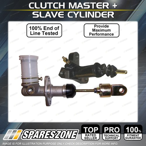 Clutch Master + Slave Cylinder for Mitsubishi Pajero NF NG 3.0L V6 1988-1995 - Picture 2 of 2