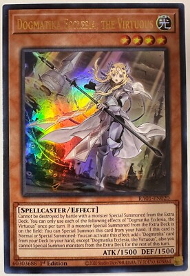 Yugioh! - Dogmatika Ecclesia, The Virtuous - RA01-EN020 - Ultra