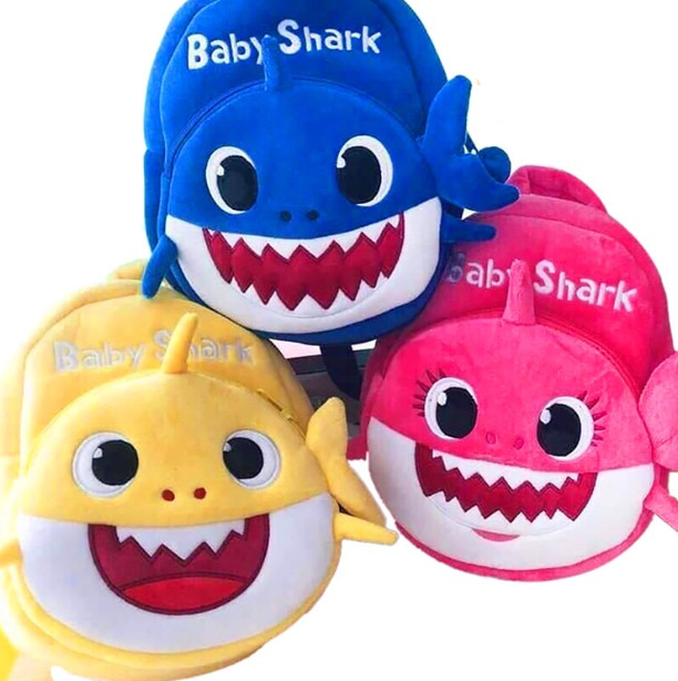 Paw Patrol baby shark and Unicorn 3-D Plush Backpack for little kids age 1 to  5