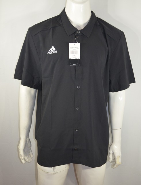 adidas game mode full button polo