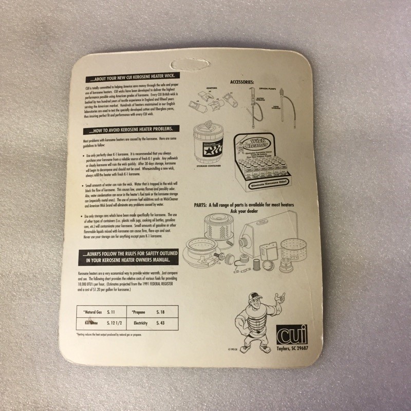 Kerosene Heater Replacement Wick 5.5" x 4" Kero Sun 36 Toyostove More