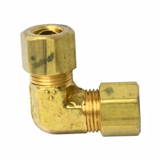 Thrifco 4401350 65 5/16" Lead-Free Brass Compression Elbow
