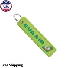 Eva Air Airline International Collectibles Car Keychain Travel Luggage Bag Tag