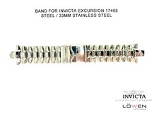 Authentic Invicta Excursion 17468 Stainless Steel 33 MM Watch Band