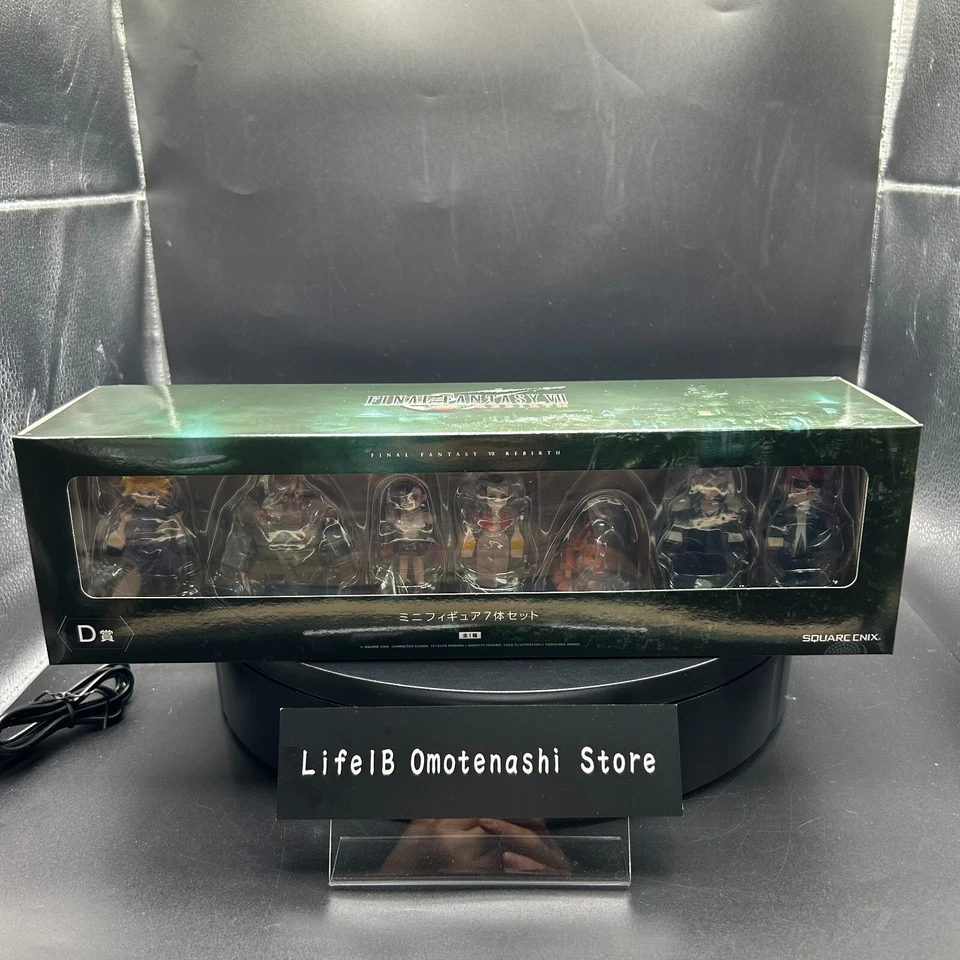 Final Fantasy VII Polygon Figure Set of 7 Square Enix Kuji Remake New - Image 4 of 4