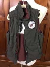 Wes  Willy Boy Sz 5 Vest Reversible Gray Brown Maroon GUC Great Piece Versatile