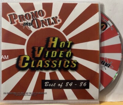 Mega rare DVD sleeve PROMO ONLY Hot Video Classics Best 1984-86 NEW Gold