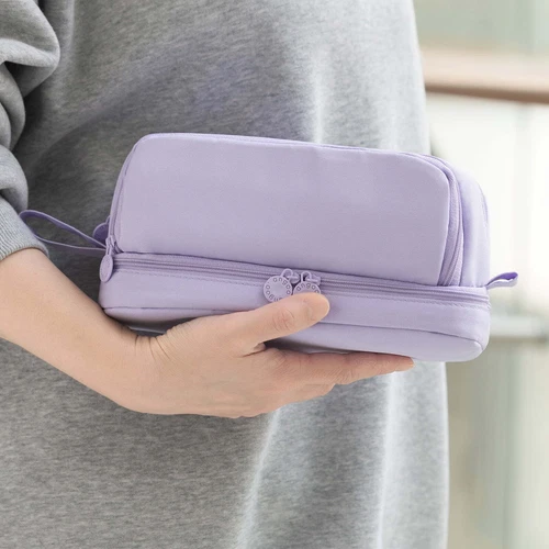 Pencil Case, Pen Pouch Large Capacity, Stationery Box Makeup Bag School Student - Picture 6 of 7