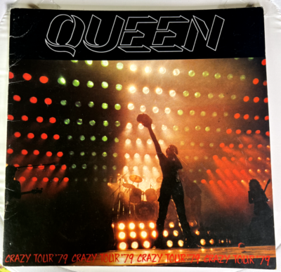 QUEEN 1979 CRAZY UK Tour Concert Program Tour Book FREDDIE MERCURY