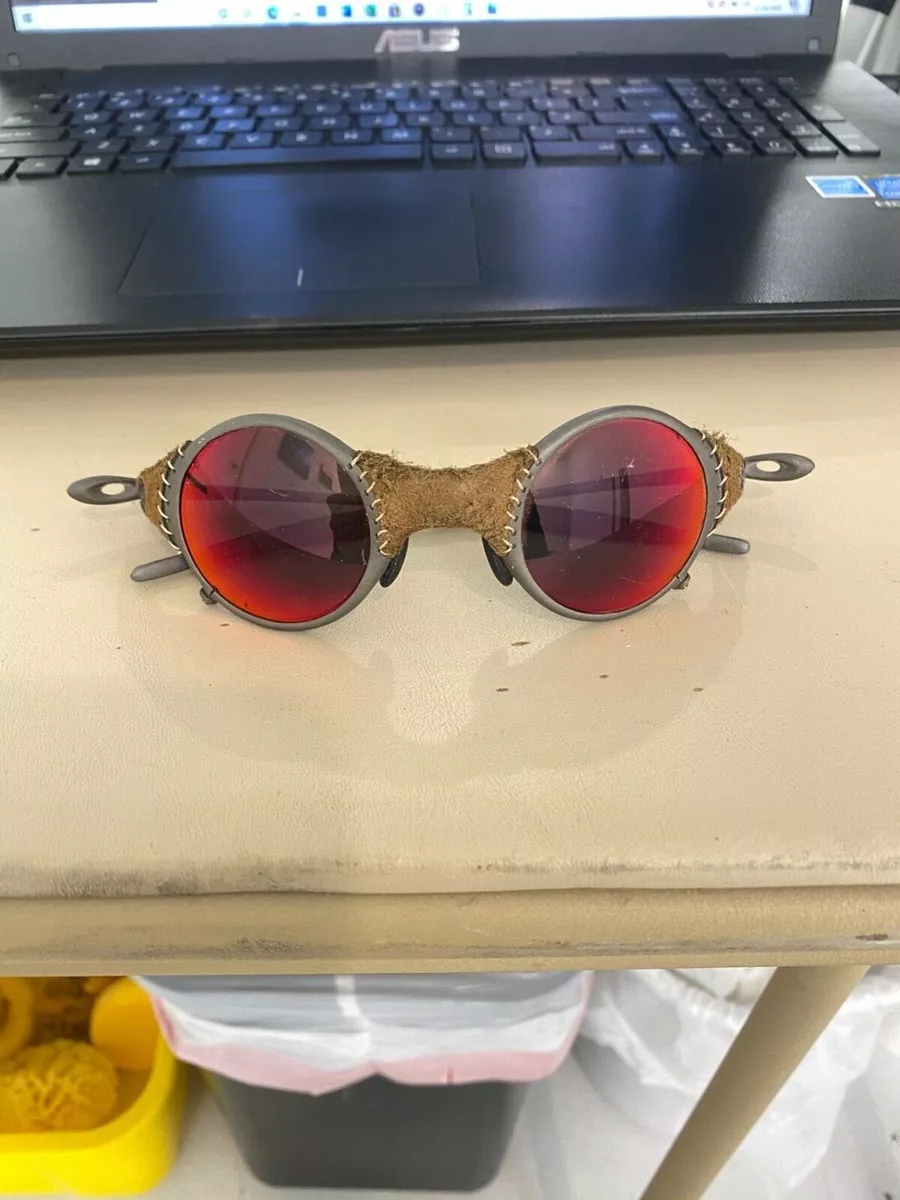 Oakley Mars X Metal Michael Jordan Ruby Red Lenses. Gold lenses