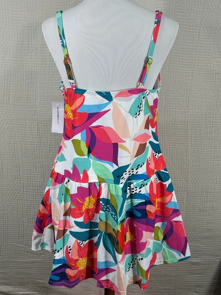 Traje de baño mujer Liz Claiborne talla grande 20W,24W Foto 3 de 4