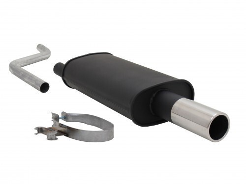 Novus Sportauspuff +Abe 1X76Mm Stahl FüR VW Polo 2 II / III -86C-image