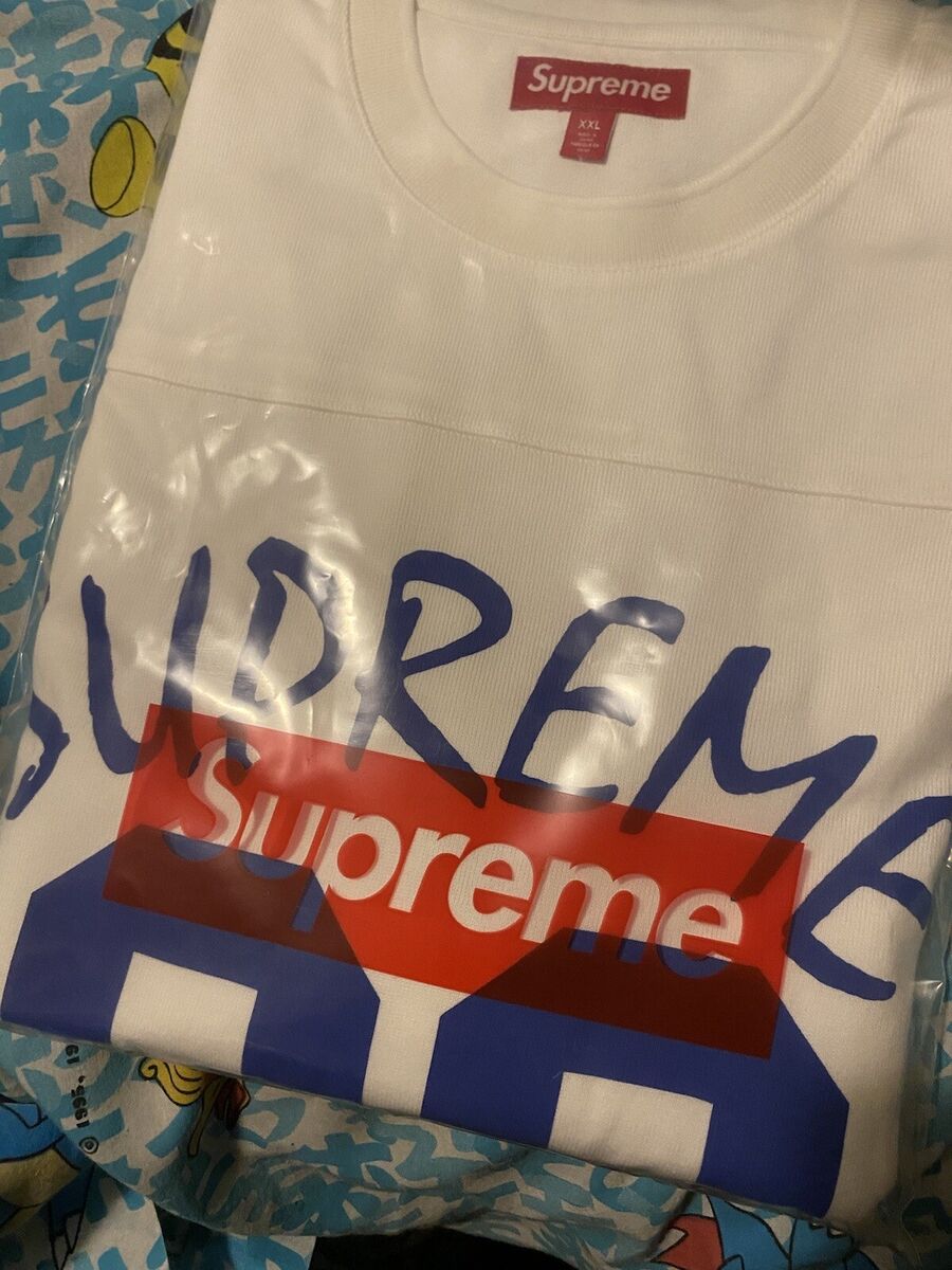 Supreme 99 L/S Football Top Stone 2XL FTP Logo SS24 Ships Supreme 99 L/S Football Top Stone 2XL FTP Logo SS24 Ships