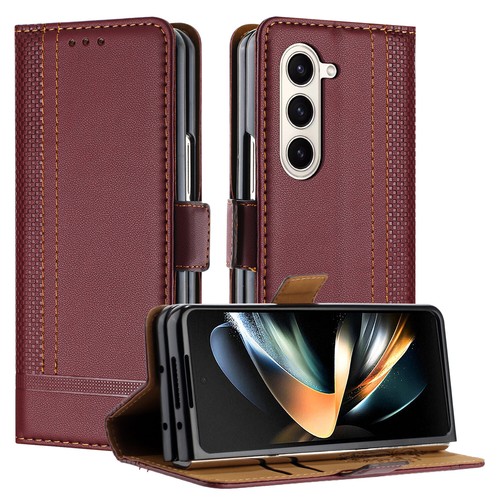Für Samsung Galaxy Z faltbar 6/5/4 Handyhülle stoßfest Leder Karte Geldbörse Cover - Bild 8 von 53