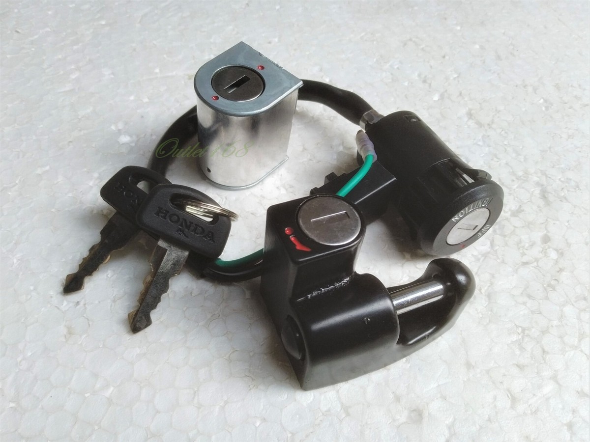 Honda XL100S XL80S Main Ignition Switch Comb Steering Lock Helmet