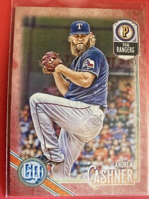 2018 Topps Gypsy Queen Red 01/10 ANDREW CASHNER Rangers RARE