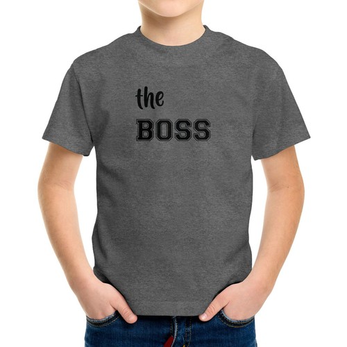 The Boss Real Boss Matching T-Shirt Gift Father Son Mum Daughter Family Shirt - Picture 23 of 36